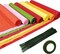 Crepe Paper Flower DIY Kits, 7 Rolls Rainbow Bright Colors Crepe Paper Rolls Green Floral Tape and 50 Green Floral Iron Wire for Wedding Festival Party Wreath Making Supplies DIY Flower Crafts